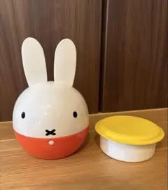 希少　未使用品　ミッフィー　お弁当　ランチボックス　ミッフィーの形のサムネイル