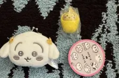 ちいかわ ミニがま口ポーチ リボン おくるみマスコットチャーム