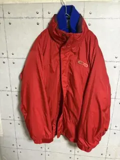 古着　AIGLE エーグル　ナイロンジャケット フリース付き　xs ポーラテック