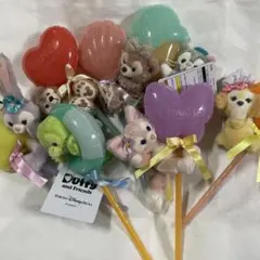 ディズニー　リゾート　ダッフィー　フレンズ　ぬいぐるみ　スティック