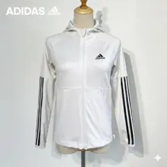 adidas アディダス フード付きジャケット グレー Mサイズ タイランド製