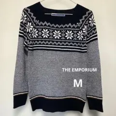 値下げ　THE EMPORIUM ジ・エンポリアム　ラグラン セーター　Mのサムネイル
