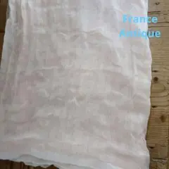 フランスアンティーク 淡いピンクのストール・ショール 43X83CM