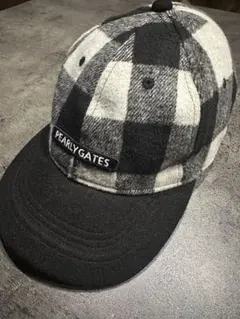 PEARLY GATES チェック柄キャップ　美品