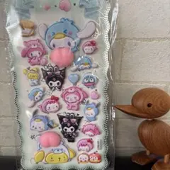 お尻シール　ぷくぷくシール　キャラクターシール 立体シール 桃シール