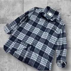 ザ・ノースフェイス/チェック柄長袖シャツ/サイズM/ウール/秋冬キャンプ/登山