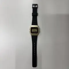 CASIO F-91W デジタル腕時計 ブラック・ゴールド