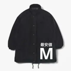 PADDED NYLON BENCH COAT (BLACK/BLACK)