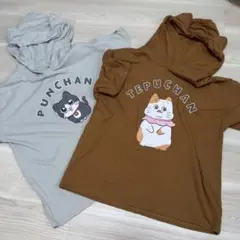 ねこおじ 猫耳パーカー L プンちゃん てぷちゃんセット