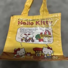 Hello Kitty トートバッグ レトロイエロー 21×21 送料税込