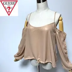★未使用 ゲス guess オフショルダー 長袖 キャミソール 袖コンシャスのサムネイル