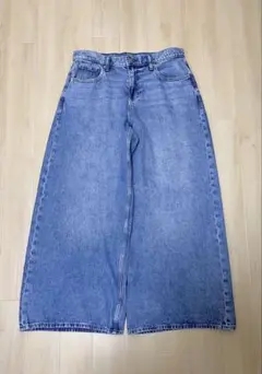 GAP スーパーバギーデニム サイズ28 ライトインディゴ