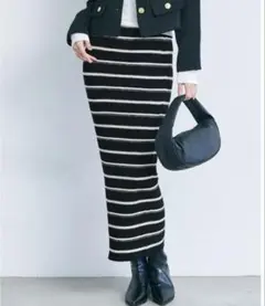 coca リブニットスカート