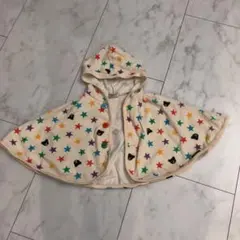 ミキハウス ダブルビー　ポンチョ ケープのサムネイル