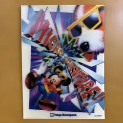 東京ディズニーランド ミクロアドベンチャー 3Dポストカード