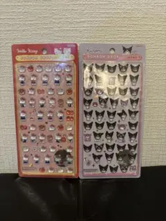 ◎確実正規品　ボンボンドロップシール　ミニ　赤キティ　クロミ　２点セット