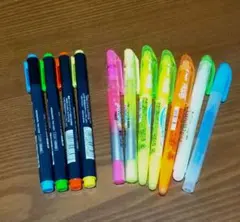 蛍光ペン いろいろ11本 まとめ売り
