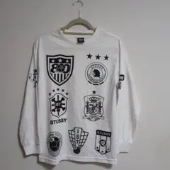 ツ*)様 Stussyステューシー ロゴプリント ロングスリーブTシャツ Sサイ