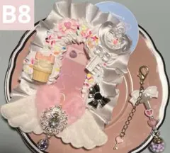 うさ天使　ホイップデコ　トレカケース　チョコ　カップケーキ　魔法少女　ピンクB8