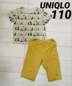 ユニクロ ムーミン 半袖パジャマ 110