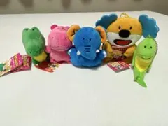 【レア・初期メン犬あり】たべっ子どうぶつ たべっ子水族館 ぬいぐるみ 5種セットのサムネイル