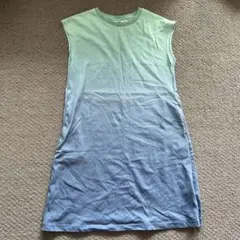 美品　UNIQLO KIDS AIRism ノースリーブ 130 グラデーション