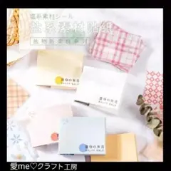 和紙シール 塩系素材シール シール ステッカー スクラップブッキング 紙モノ E