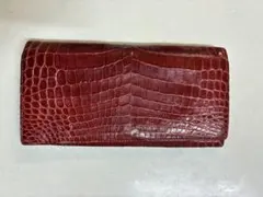 ロエベ 財布 長財布 LOEWE リザード 濃いピンク | Mercari