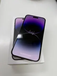 Apple iPhone 14 Pro maxディープパープル 本体
