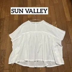 サンバレー SUN VALLEY sun valley 半袖ブラウス コットン