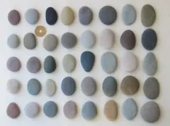 【天然石】色々なシンプルな石ころ★40個★12/14-1