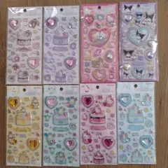 サンリオ　キラキラジュエルシール 8枚セット