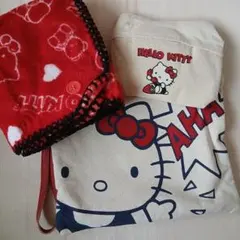 サンリオ ハローキティ ポーチ クラッチ エコバッグ ブランケット ストール