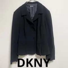 DKNY ダナキャラン（6）テーラードジャケット アウター ブラック 黒のサムネイル