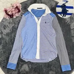 【希少】ラルフローレン クレイジーパターン シャツ ストライプ マルチカラー