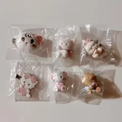 mikko ムース スフレ ラテ フィギュア 前髪クリップ 6点セット