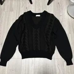 【90s】Vネックセーター