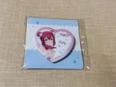 ラブライブサンシャイン 黒澤ルビィ バレンタイン ハート型缶バッジ