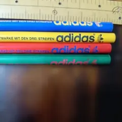 未使用　adidas 鉛筆 4本セット カラフルのサムネイル
