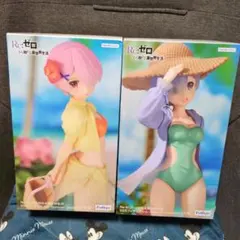 Re:ゼロ レム ラム フィギュア Summer Vacation　2体セット