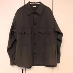 ブラウン 　CPOシャツ　シャツ　ジャケット