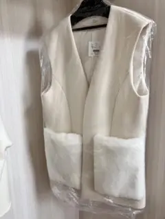 新品未使用タグ付き em.ファージレ 白