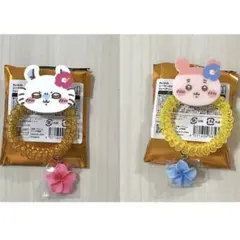 ちいかわ シーサーのおみやげやさん コイルヘアゴム 2つセット モモンガ カニ