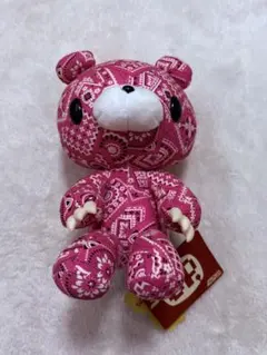 グル～ミ～ぬいぐるみ（バンダナVer.） 赤いバンダナ柄のぬいぐるみ