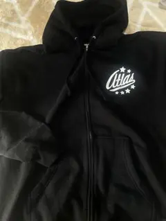 値下げ⭕️しました‼️タグ付アトラススターズ Zip Up Hoodie Black