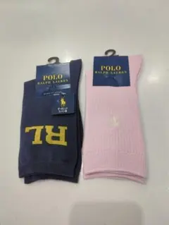 POLO RALPH LAUREN ソックスセット ネイビー ピンクのサムネイル