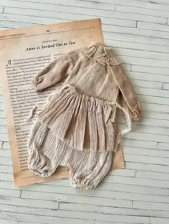 作家様 ブライス アウトフィット ハンドメイド 紅茶染め