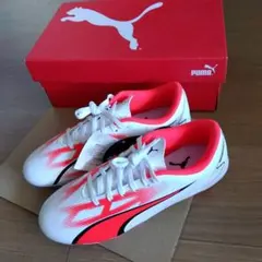 PUMA ULTRA サッカーシューズ スパイク ホワイト/オレンジ