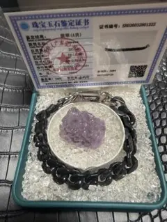 ミャンマー産 翡翠 飄花 葫芦デザイン ペンダント＆リングセット 925銀 