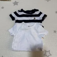 baby gap ストライプロンパース 0-3ヶ月